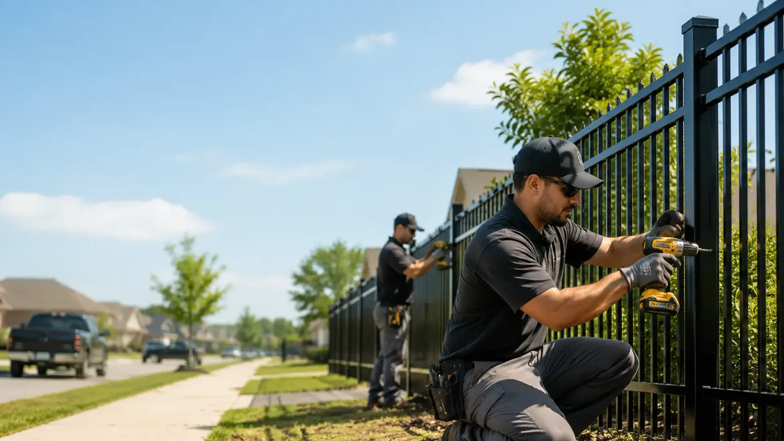 Metal Fence Installation in Paloma, IL
